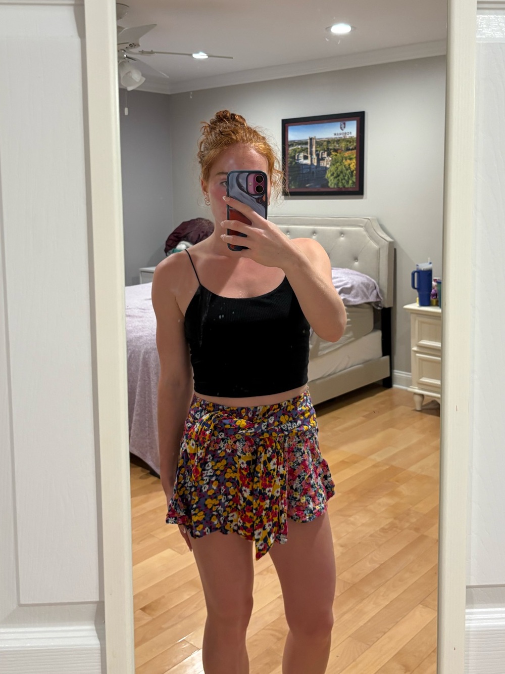 Patrons of Peace Floral Tie Shorts